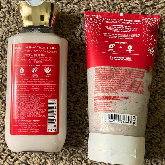 Winter Candy Apple Lotion & Body Scrub - Picture 2 of 3